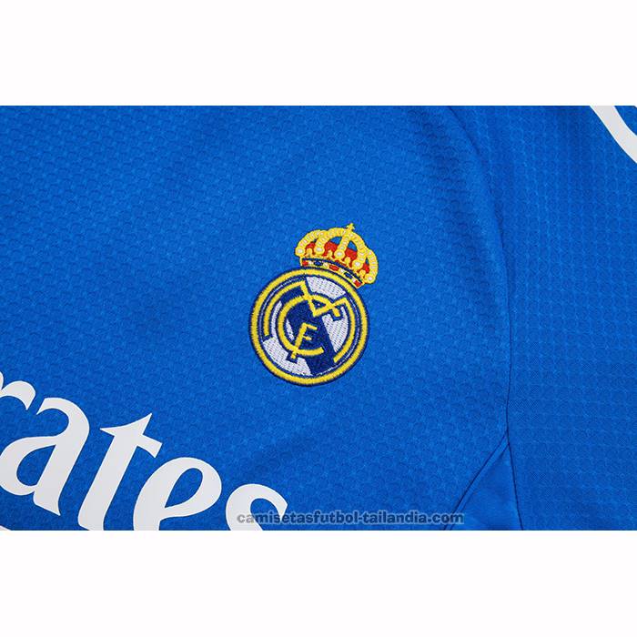 Chandal del Real Madrid Manga Corta 25/26 Azul Blanco - Pantalon Corto